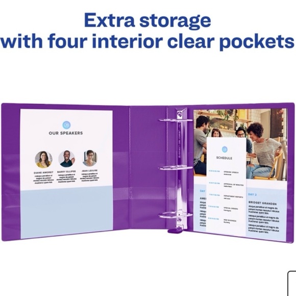 NWT Avery Heavy Duty Binder - Picture 2 of 13